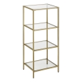 Gouden boekenkast GLASY