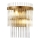 Gouden wandlamp SABRINA 2xE14/40W/230V