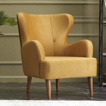Gouden wingback-fauteuil NEKO