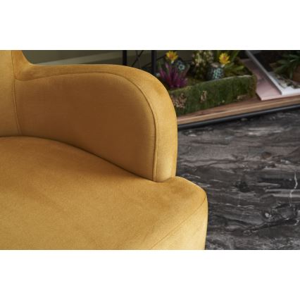 Gouden wingback-fauteuil NEKO