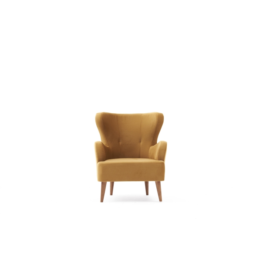 Gouden wingback-fauteuil NEKO
