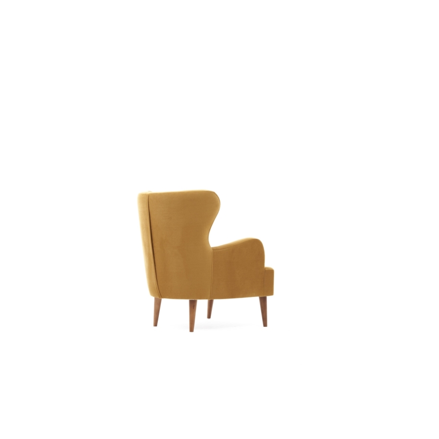 Gouden wingback-fauteuil NEKO