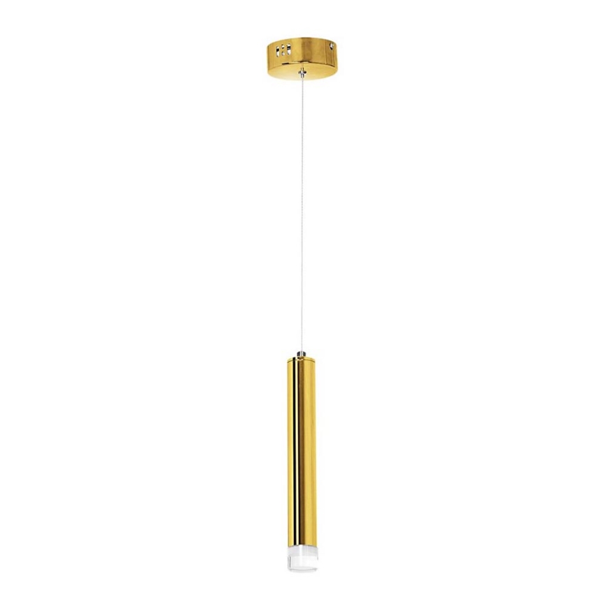 Goudkleurige LED Hanglamp GOLDIE 1x LED / 5W / 230V