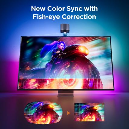 Govee - Backlight 3S Netflix TV 55-65 SMART LED achtergrondverlichting RGBICW Wi-Fi + afstandsbediening