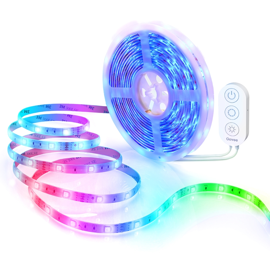 Govee - Dimbare RGB LED-strip smart LED/36W/24V 10 m Wi-Fi
