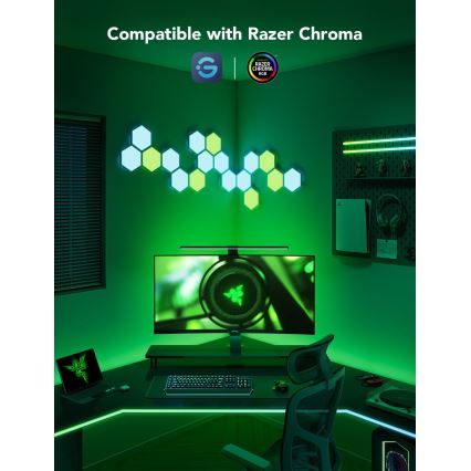 Govee - Dreamview G1 Smart LED RGBIC monitor verlichting 27-34" Wi-Fi