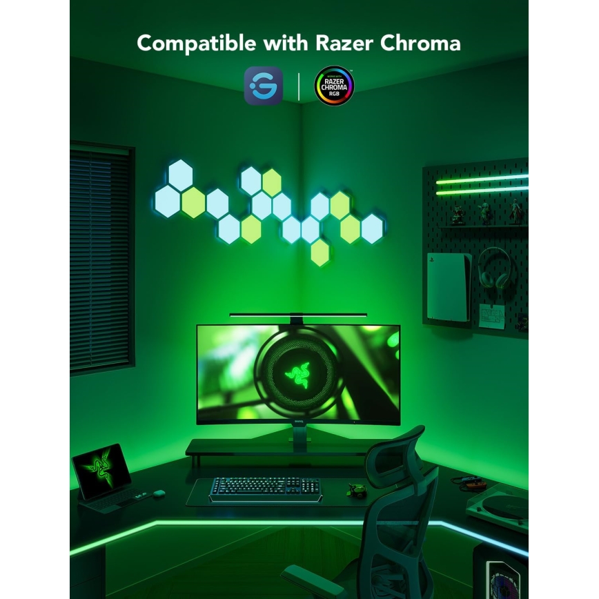 Govee - Dreamview G1 Smart LED RGBIC monitor verlichting 27-34" Wi-Fi