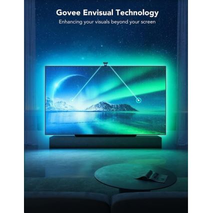 Govee - DreamView T2 DUAL TV 55-65 SMART LED-achtergrondverlichting RGBIC Wi-Fi + afstandsbediening