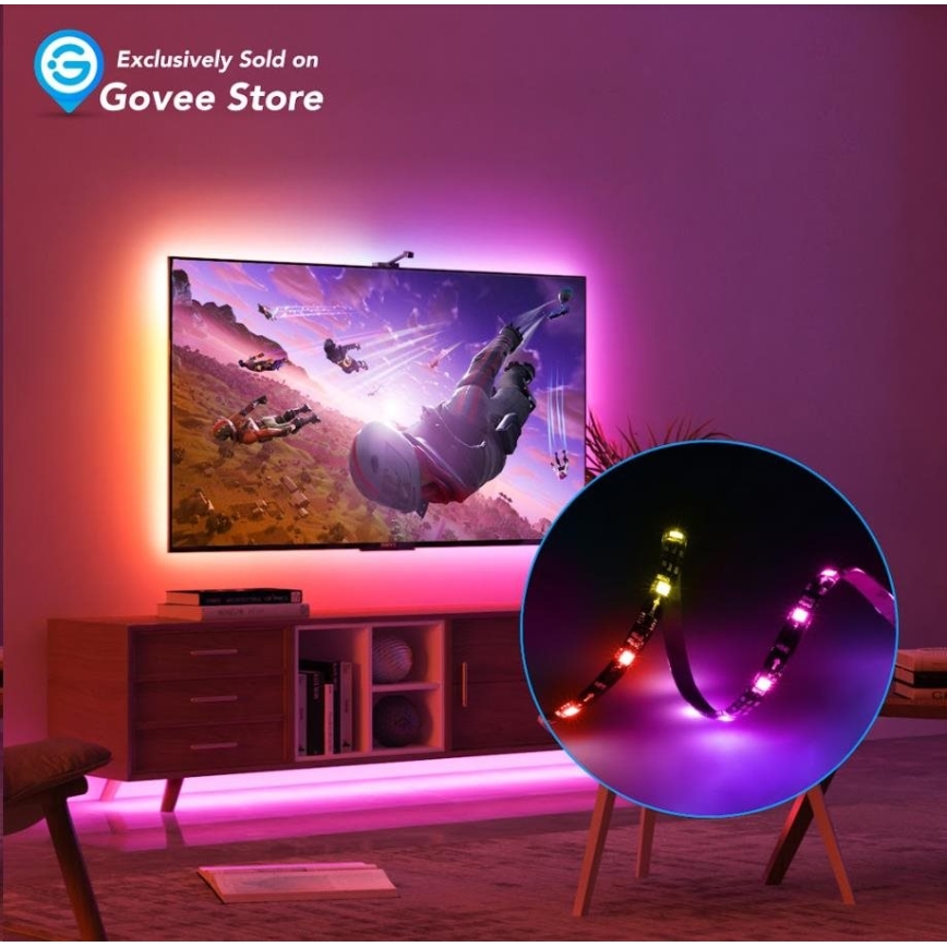 Govee - DreamView TV 75-85" SMART LED achtergrondverlichting RGBIC Wi-Fi + afstandsbediening