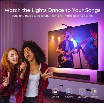 Govee - DreamView TV 75-85" SMART LED achtergrondverlichting RGBIC Wi-Fi + afstandsbediening