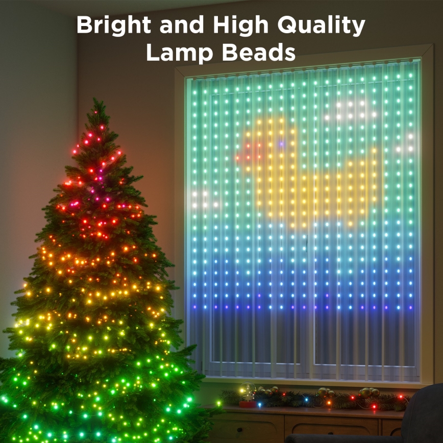 Govee - LED RGB Dimbaar buitenshuis Decoratieve lichtsnoer LED/15W/230V IP65 Wi-Fi