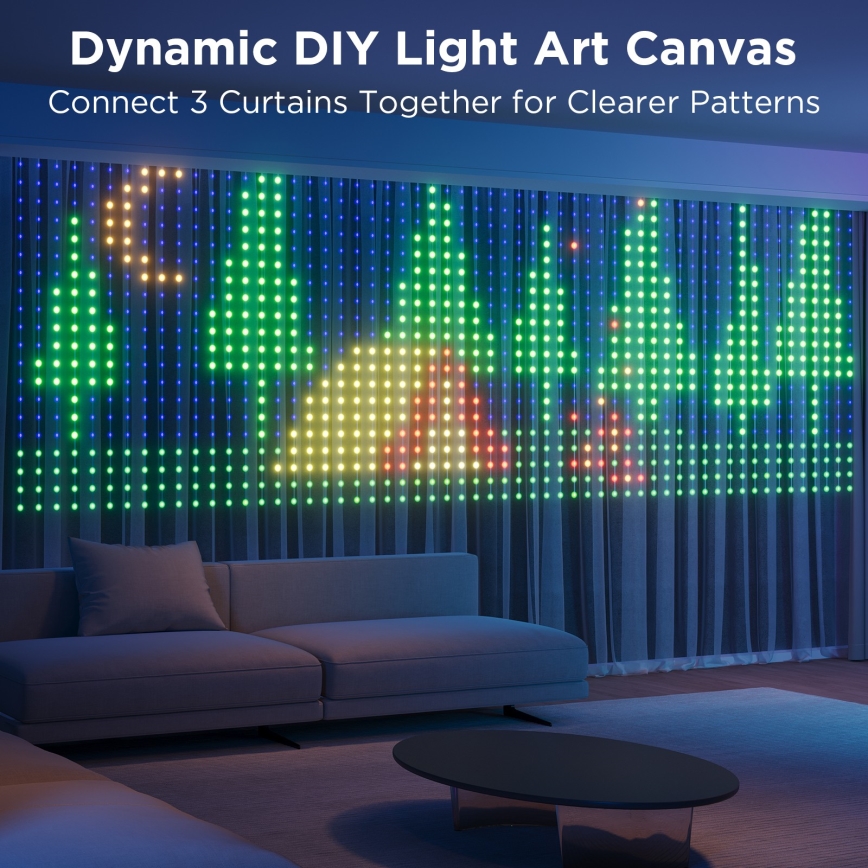 Govee - LED RGB Dimbaar buitenshuis Decoratieve lichtsnoer LED/15W/230V IP65 Wi-Fi