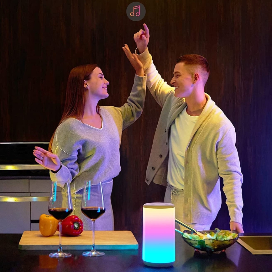 Govee - LED RGBIC Dimbaar tafellamp AURA 2 2200-6500K Wi-Fi Matter