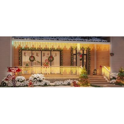 Govee - LED RGBIC Lichtketting voor buiten Smart ijspegels 10m Wi-Fi Matter IP65