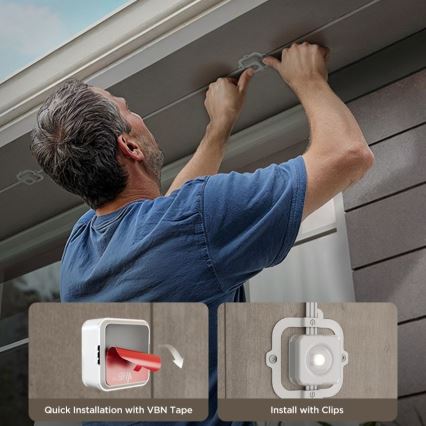 Govee - LED RGBIC-snoer met downlights 30m Wi-Fi Matter IP67