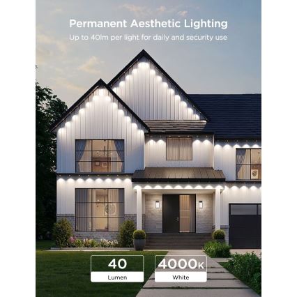 Govee - LED RGBIC-snoer met inbouwspots 30m Wi-Fi Matter IP67