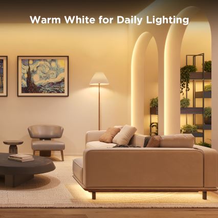 Govee - LED RGBICW dimbare LED-strip SMART PRO LED/12W/24V 3m Wi-Fi