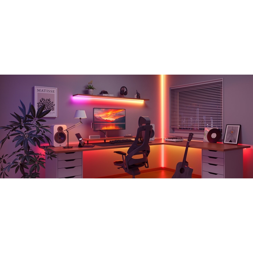 Govee - LED RGBICW Dimbare strip COB 3780 dioden 3m Wi-Fi Matter