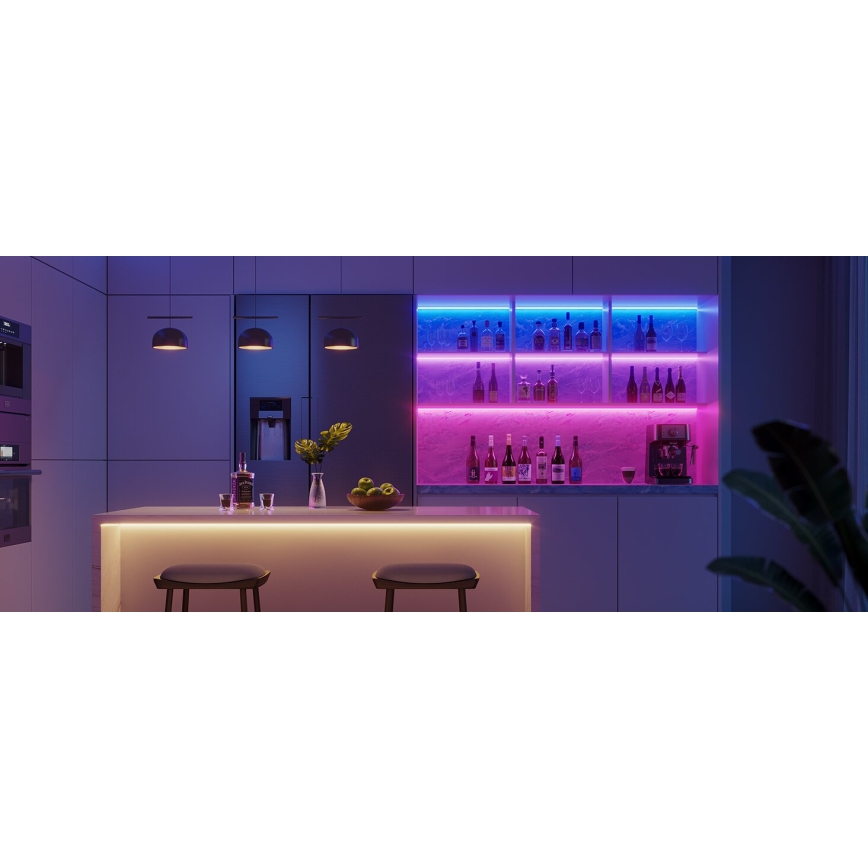 Govee - LED RGBICW Dimbare strip COB 3780 dioden 3m Wi-Fi Matter