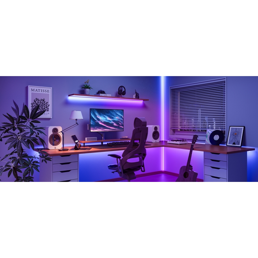 Govee - LED RGBICW Dimbare strip COB 3780 dioden 3m Wi-Fi Matter