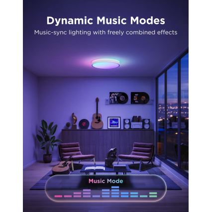 Govee - LED RGBICWW Dimbare plafondlamp LED/55W/230V Ø 46 cm Matter Wi-Fi
