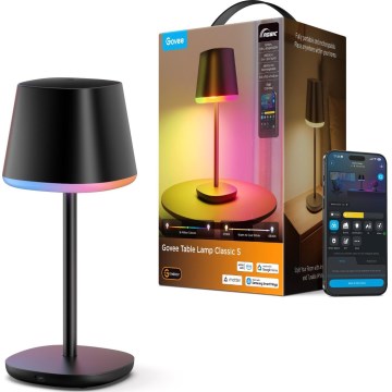 Govee - LED RGBICWW Dimbare tafellamp CLASSIC MATTER LED/10W/5V 4800mAh Wi-Fi
