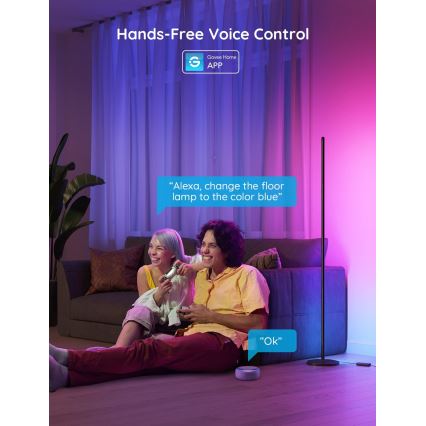 Govee - LED RGBW dimbare vloerlamp LITE MATTER LED/24W/230V Wi-Fi