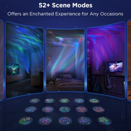 Govee - LED RGBW Galaxy Lamp Projector Pro Wi-Fi Matter