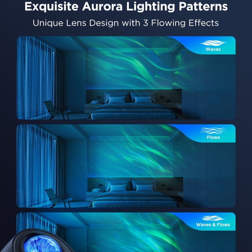 Govee - LED RGBW Galaxy Lamp Projector Pro Wi-Fi Matter