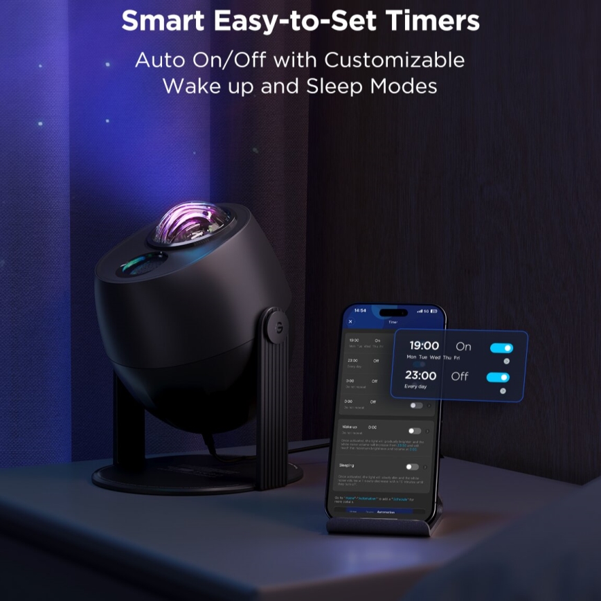Govee - LED RGBW Galaxy Lamp Projector Pro Wi-Fi Matter