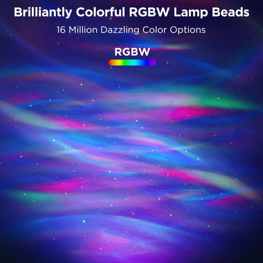 Govee - LED RGBW Galaxy Lamp Projector Pro Wi-Fi Matter