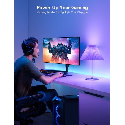 Govee - LED RGBWW Dimbare lamp Smart E27/9W/230V 2700-6500K Wi-Fi