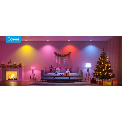 Govee - LED RGBWW Dimbare lamp Smart E27/9W/230V 2700-6500K Wi-Fi