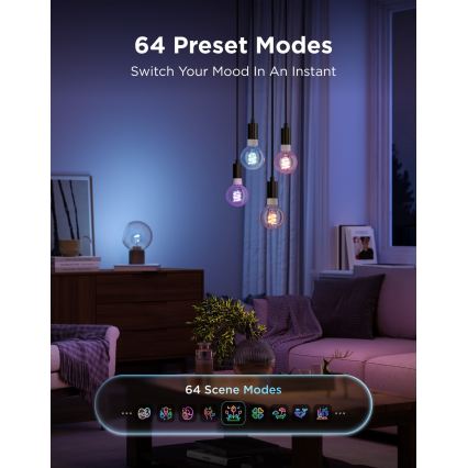 Govee - LED RGBWW dimbare lamp Smart MATTER G80 E27/5W/230V 2700-6500K Wi-Fi