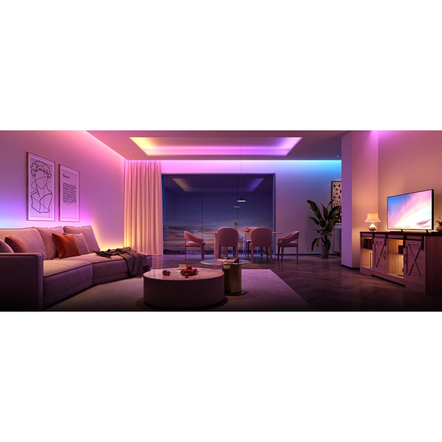 Govee - LED RGBWWIC Dimbare strip Strip Lamp 2 Pro 5m Wi-Fi Matter