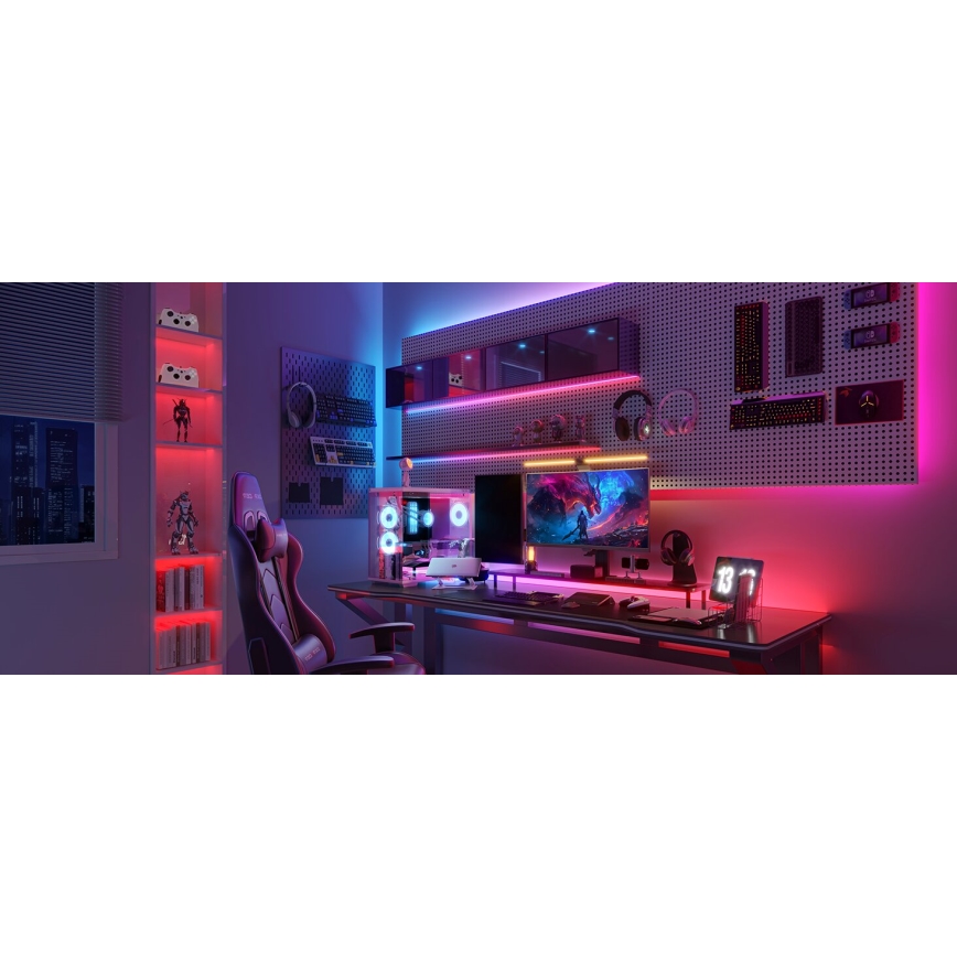 Govee - LED RGBWWIC Dimbare strip Strip Lamp 2 Pro 5m Wi-Fi Matter