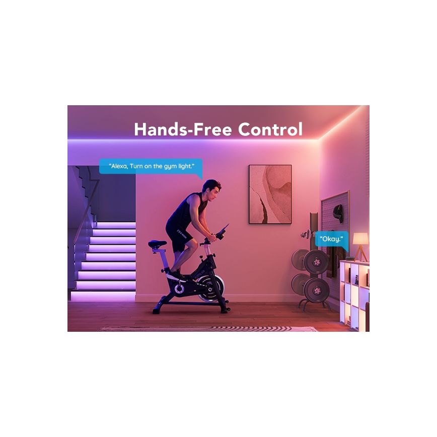 Govee - M1 PRO PREMIUM Smart RGBICW+ LED Strip 2m Wi-Fi Matter