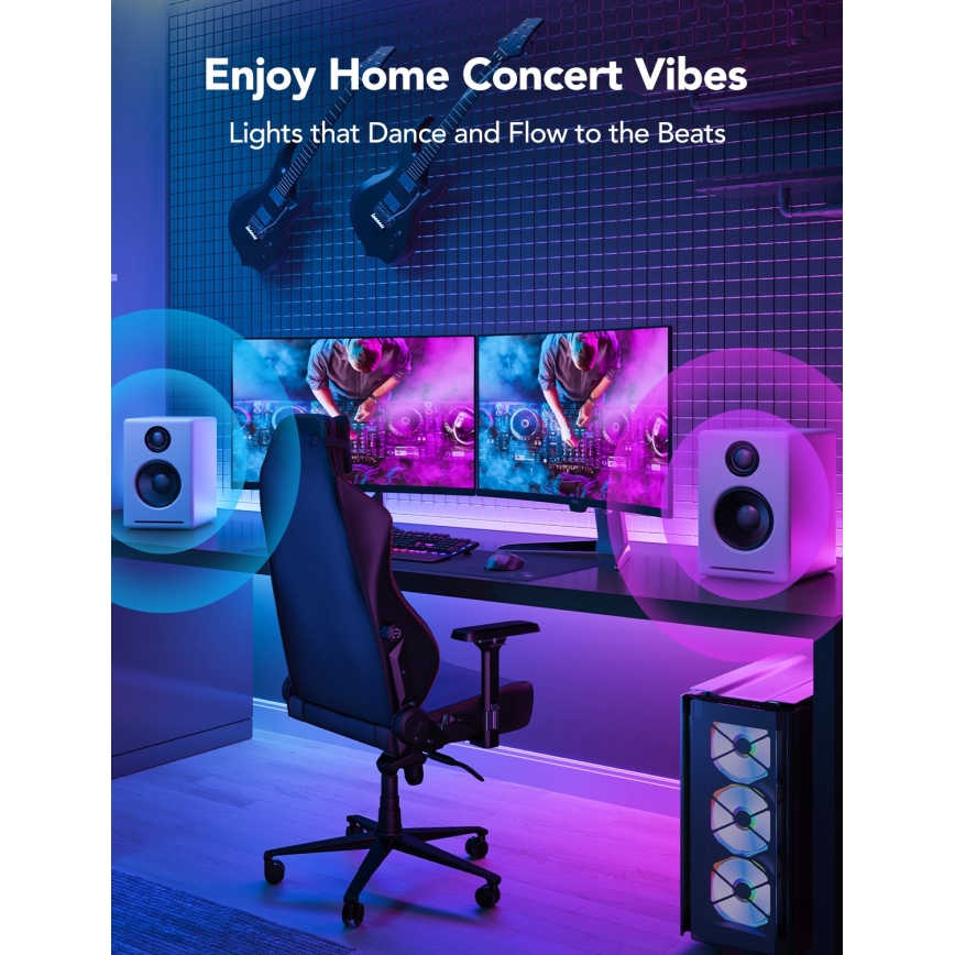 Govee - M1 PRO PREMIUM Smart RGBICW+ LED Strip 2m Wi-Fi Matter