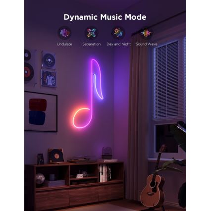 Govee - Neon 2 MATTER buigzaam LED Strip 5m RGBIC Wi-Fi IP67