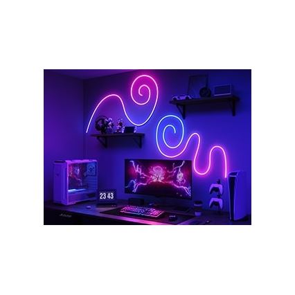 Govee - Neon 2 MATTER buigzaam LED Strip 5m RGBIC Wi-Fi IP67