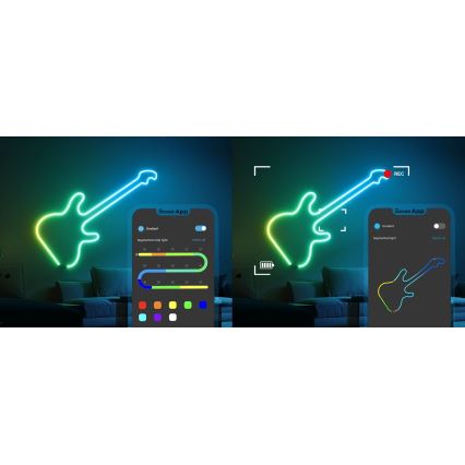 Govee - Neon 2 MATTER buigzaam LED Strip 5m RGBIC Wi-Fi IP67