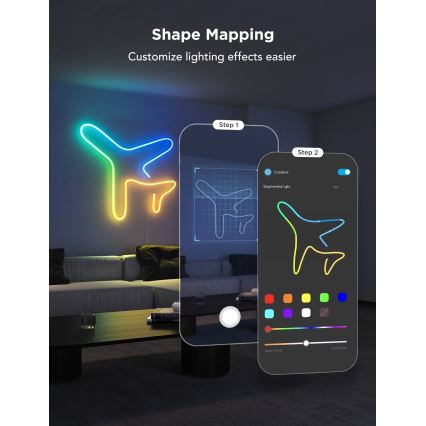 Govee - Neon 2 MATTER flexibele LED-strip 3m RGBIC Wi-Fi