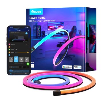 Govee - Neon LED tafel achtergrondverlichting 3m RGBIC Wi-Fi