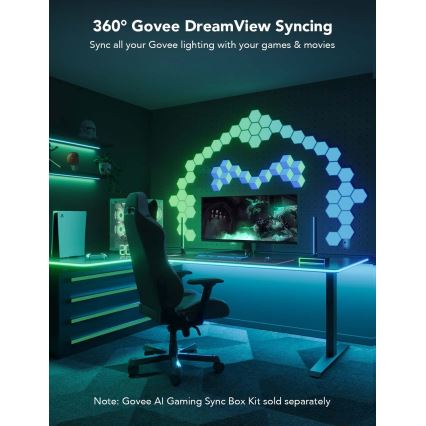 Govee - Neon LED tafel achtergrondverlichting 3m RGBIC Wi-Fi