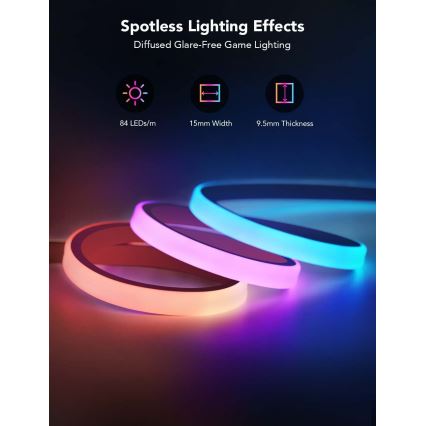 Govee - Neon LED tafel achtergrondverlichting 3m RGBIC Wi-Fi