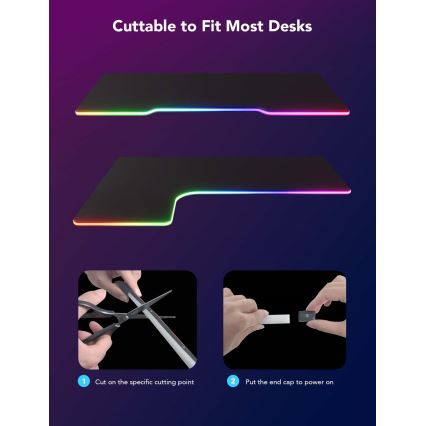 Govee - Neon LED tafel achtergrondverlichting 3m RGBIC Wi-Fi