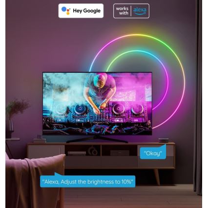 Govee - Neon SMART buigzaam LED Strip RGBIC 2m Wi-Fi IP67