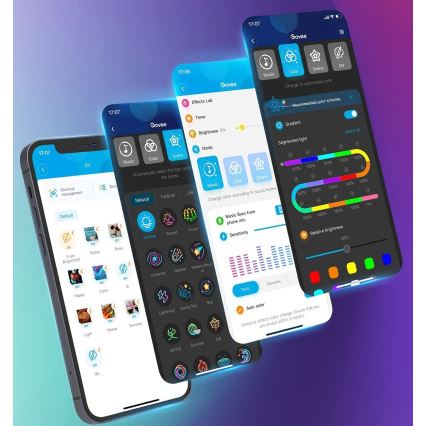 Govee - Neon SMART buigzaam LED Strip RGBIC 2m Wi-Fi IP67