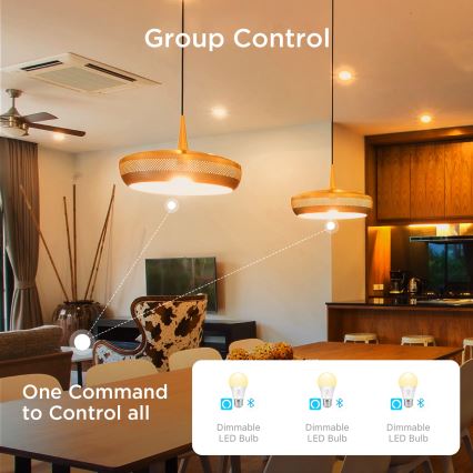 Govee - Set van 2 dimbare LED-lampen Smart MATTER A60 E27/9W/230V 2700-6500K Wi-Fi