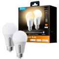 Govee - Set van 2 dimbare LED-lampen Smart MATTER A60 E27/9W/230V 2700-6500K Wi-Fi